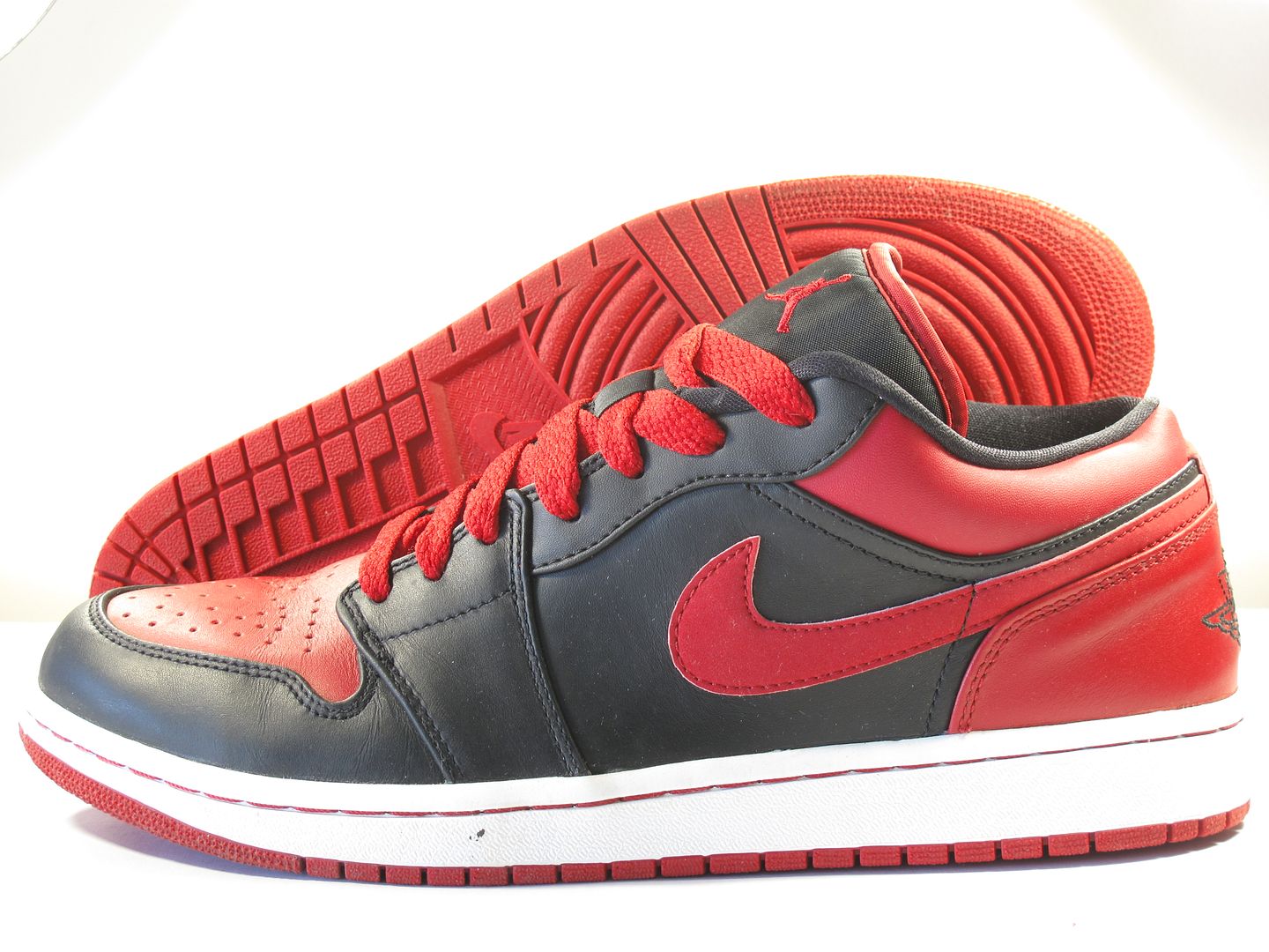 DS NIKE 2008 VINTAGE AIR JORDAN I PHAT LOW BRED 10 | eBay